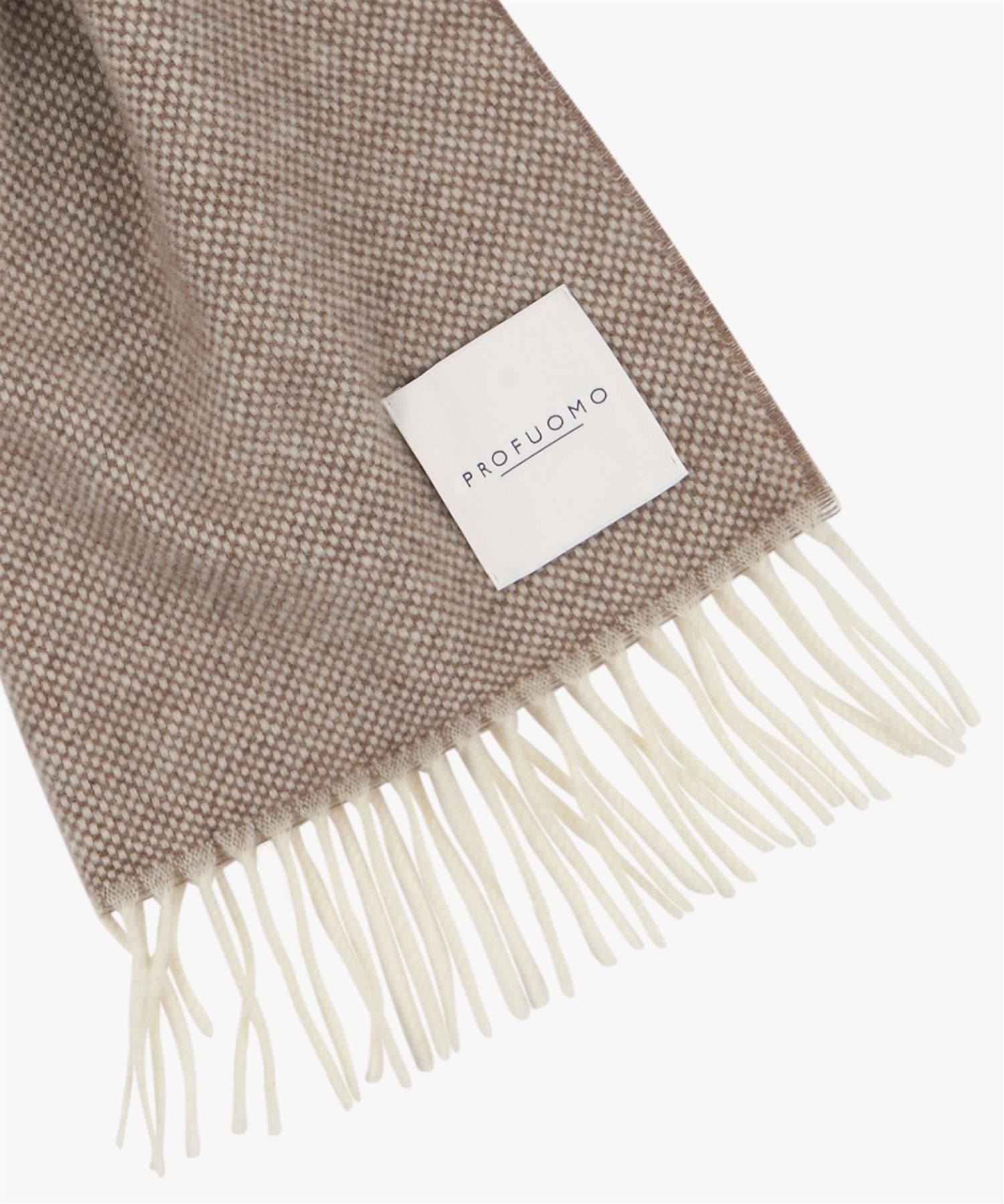 Scarf Wool Brown Brown