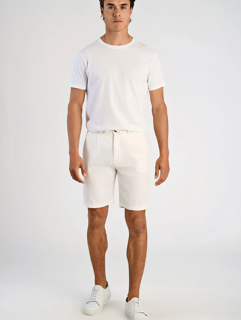 Linen Shorts White