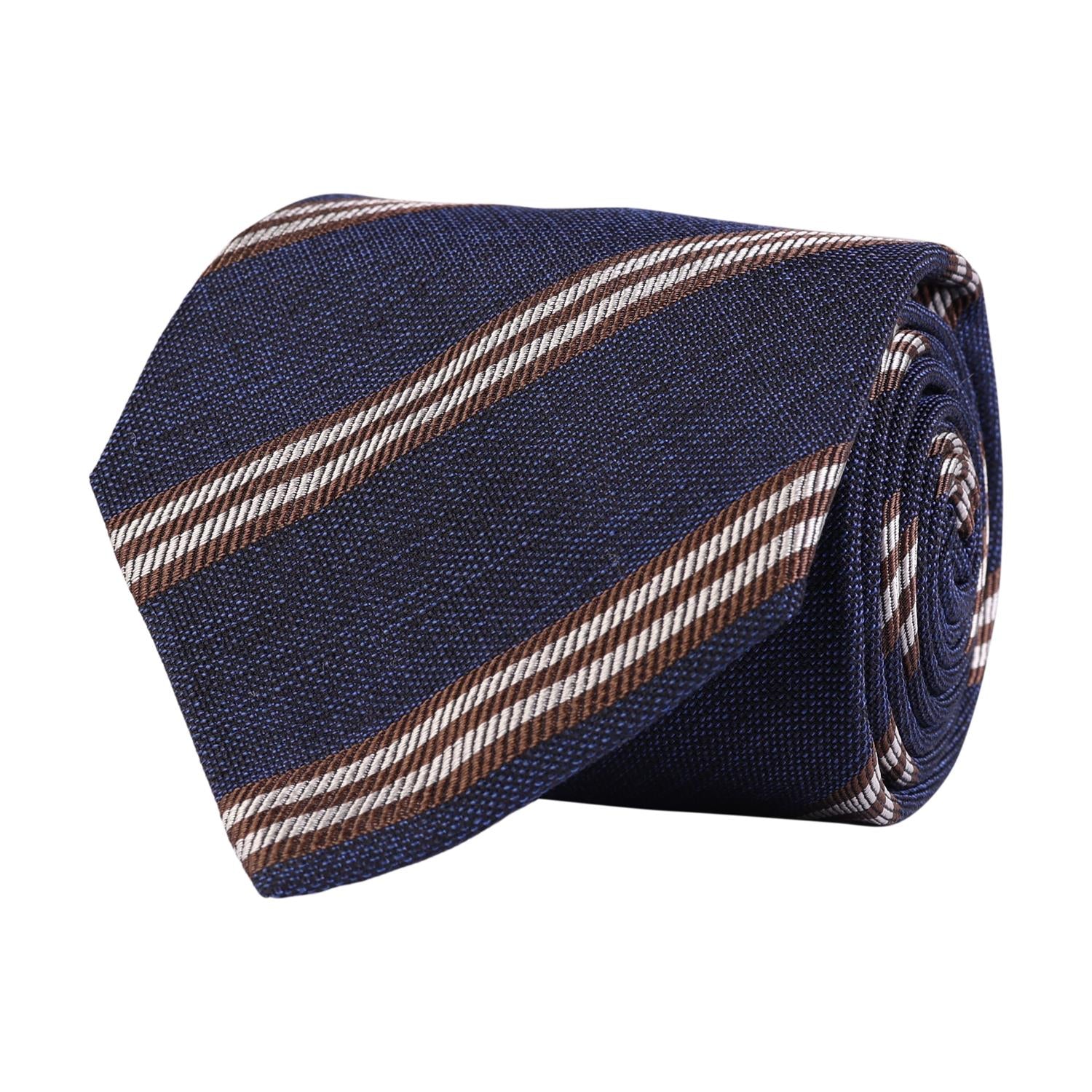 Amanda tie Navy Mel.
