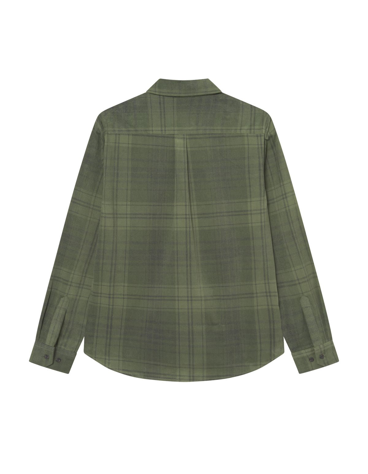 Kash Check Corduroy Shirt Dark Clay Orange