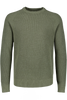 Ribbed L/s O-Neck Knit Army