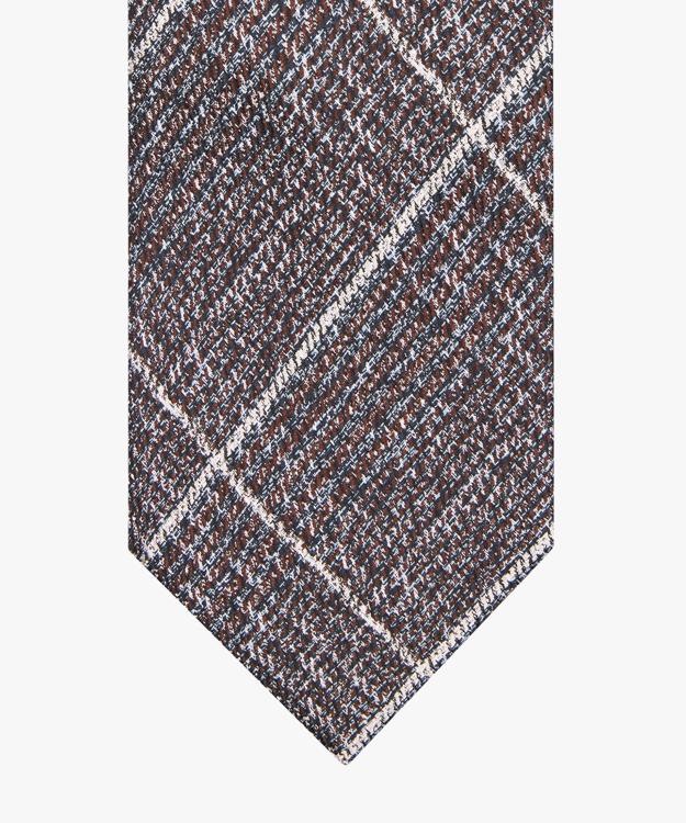 Tie Silk Woven Brown Brown