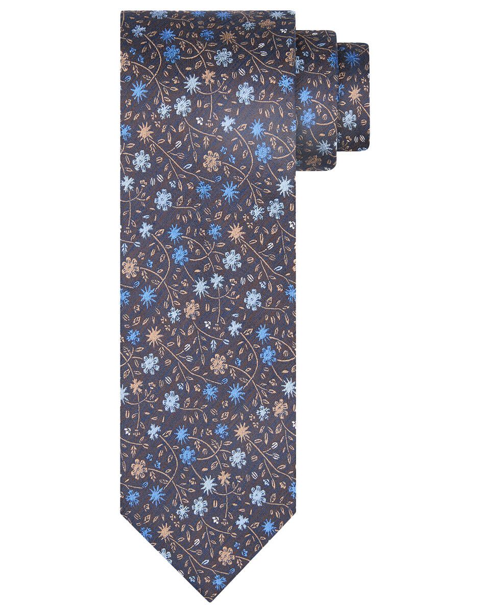 Tie Silk Woven Brown Brown