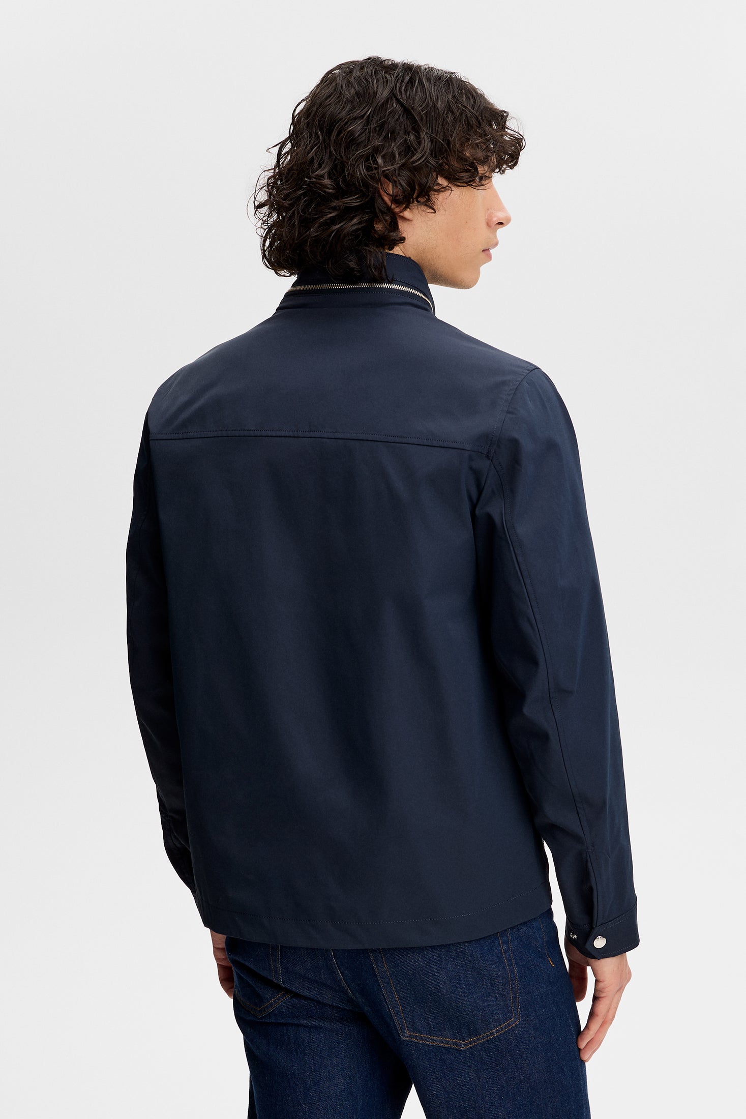 Bailey Recy Poly Jacket Jl Navy