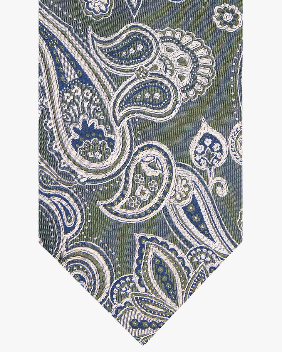 Tie Silk Woven Green Green