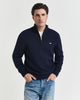 Bomullsgenser Med Half-Zip Evening Blue