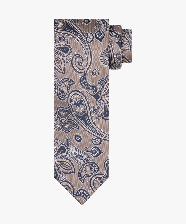 Tie Silk Woven Camel Camel