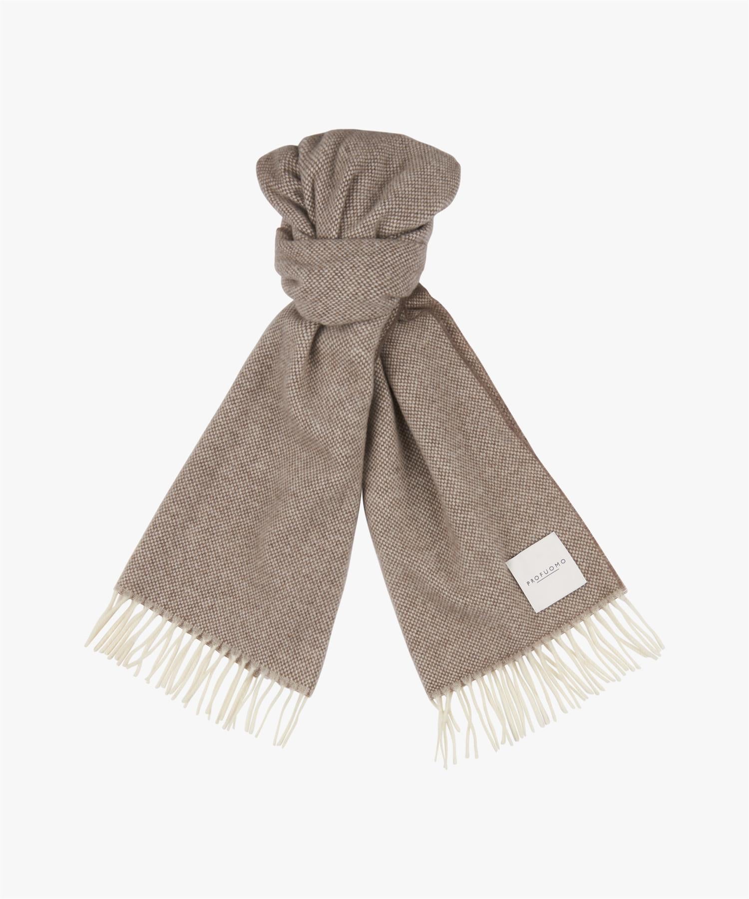 Scarf Wool Brown Brown