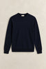 Cotton Wool C-Neck Evening Blue