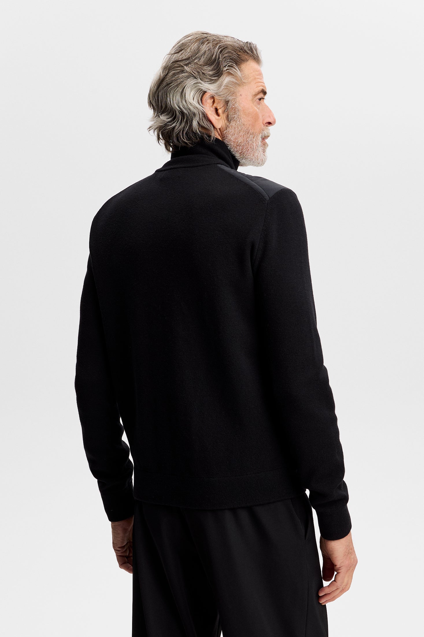 Boen Knit Hybrid Jacket Black
