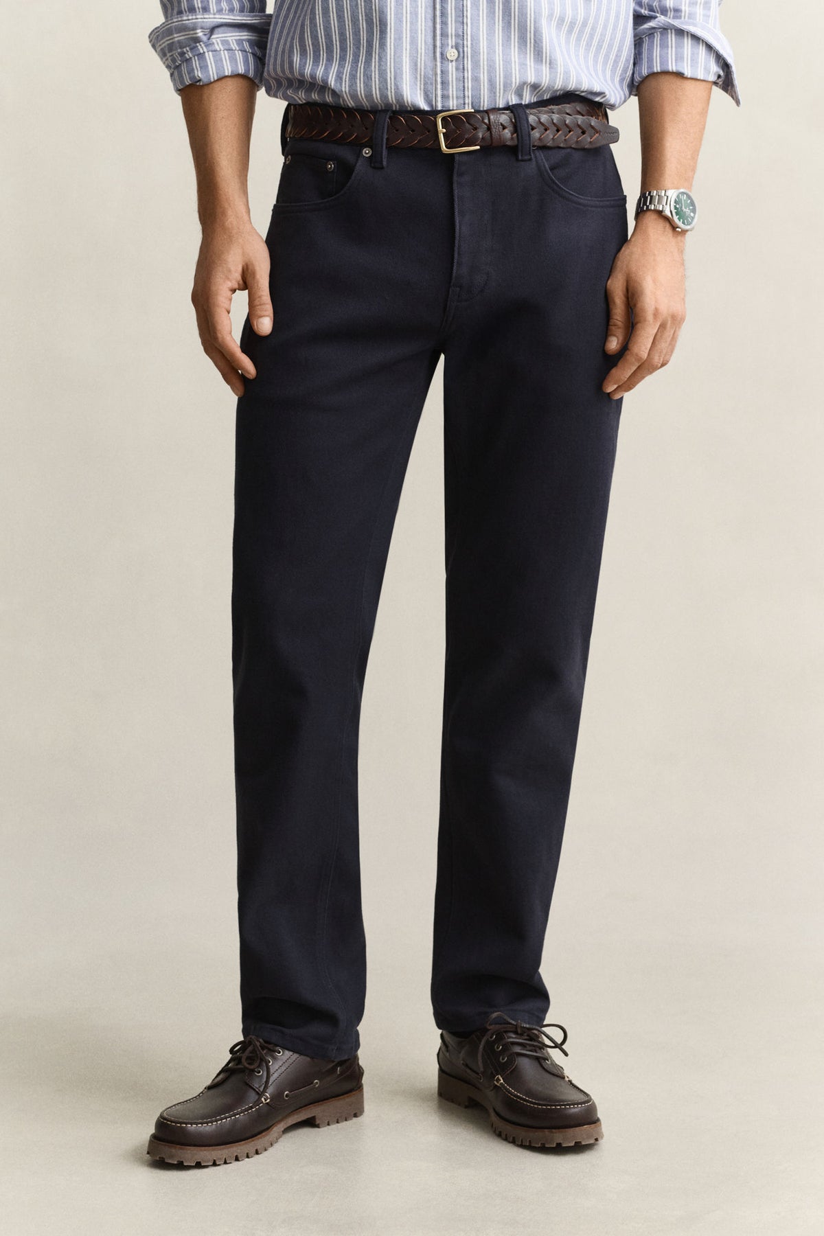 Reg Soft Twill Jeans Evening Blue