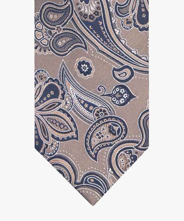 Tie Silk Woven Camel Camel