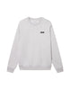 Patch Sweatshirt Snow Melange