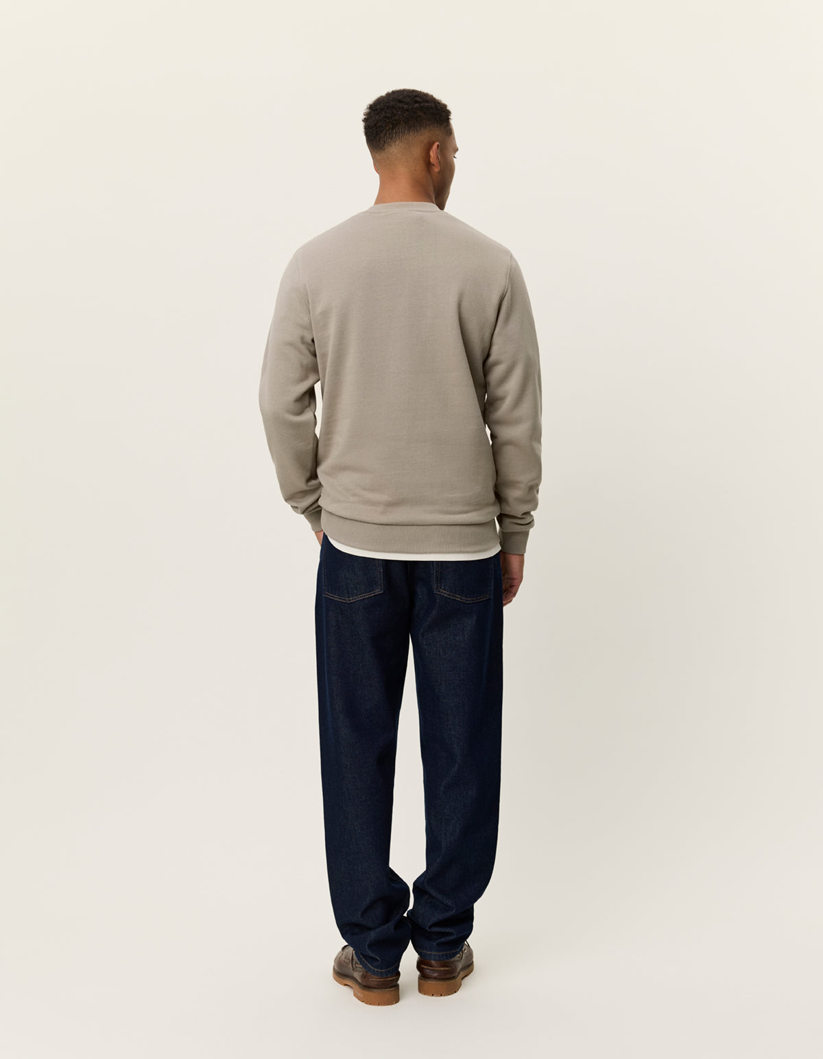 Norregaard sweatshirt Laurel Oak Sand
