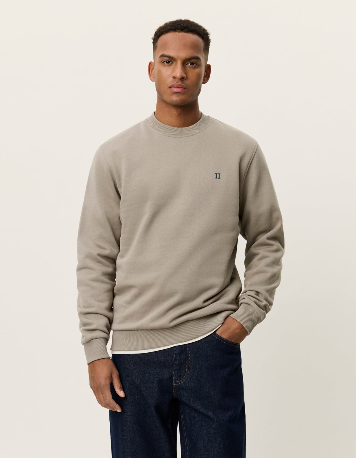 Norregaard sweatshirt Laurel Oak Sand