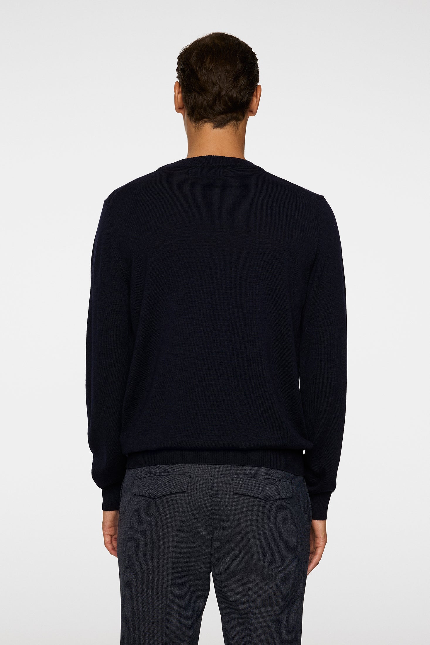 Keane Merino Crew Neck Blå