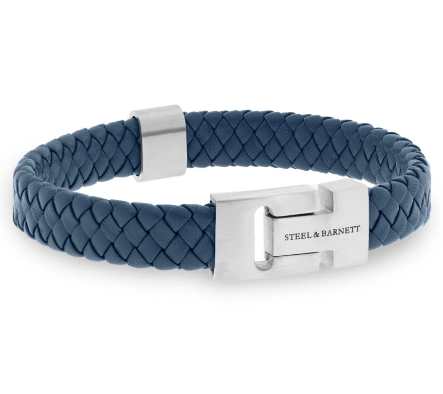 Leather Bracelet Harrison Jeans Blue