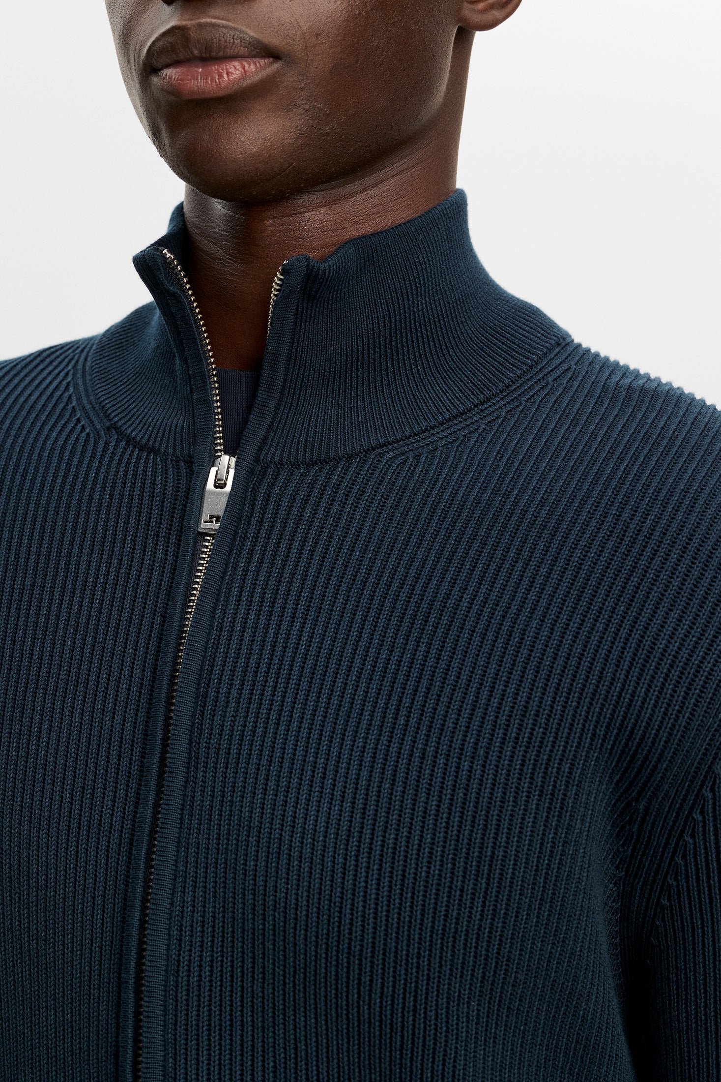 Alexis full zip cardigan Black