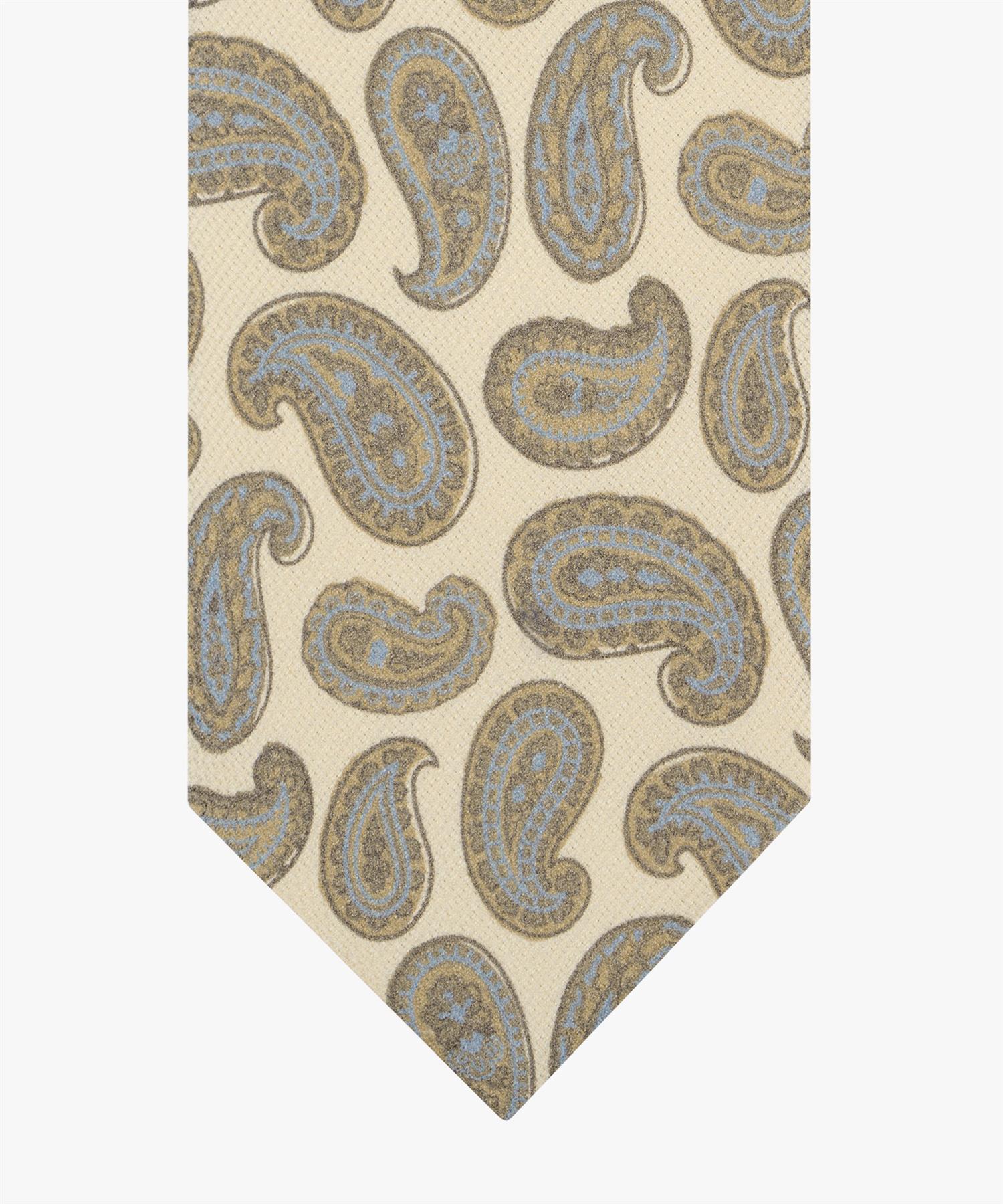 Tie silk print Offwhite