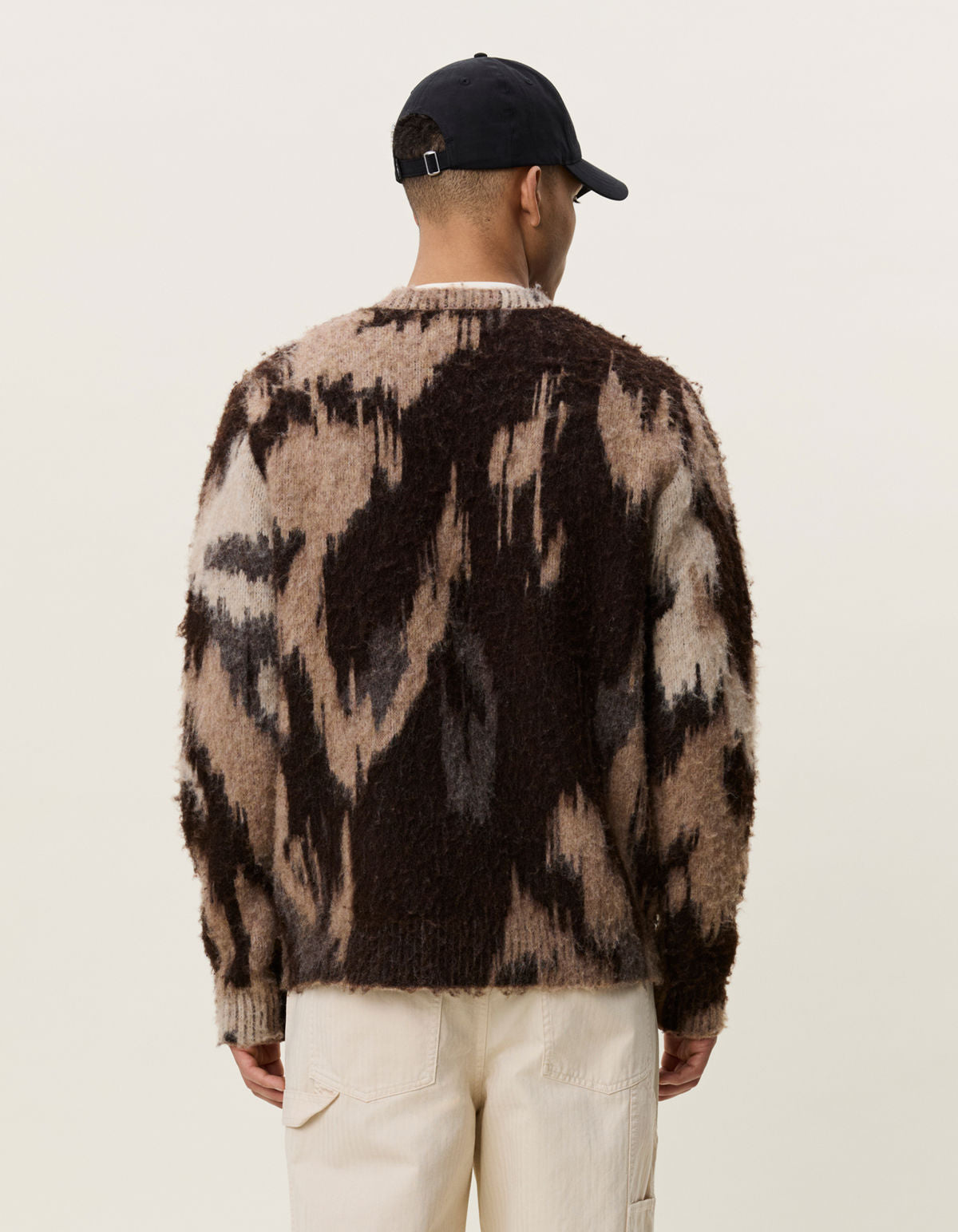 Forrest Crewneck Knit Shopping Bag Brown