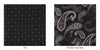 Amanda Christensen tie & pocket square box set Black
