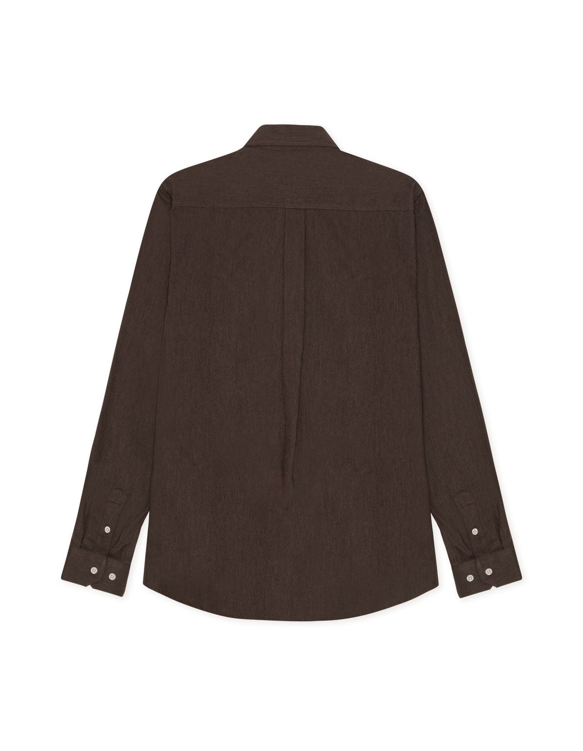 Soft Flannel Shirt Delicioso Brown