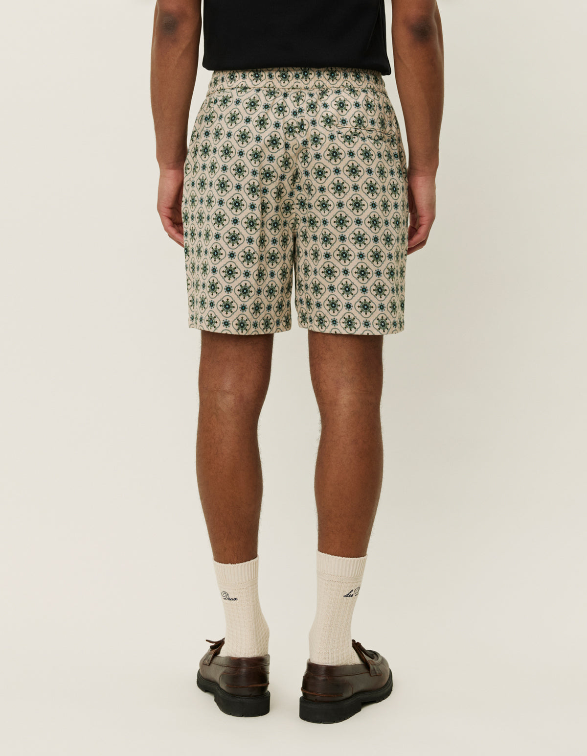 Otto AOP Tapestry Shorts Ivory