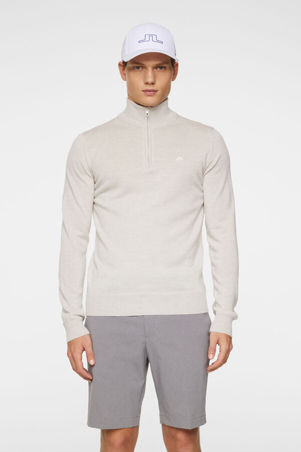 Kian zippet sweather Light Beige
