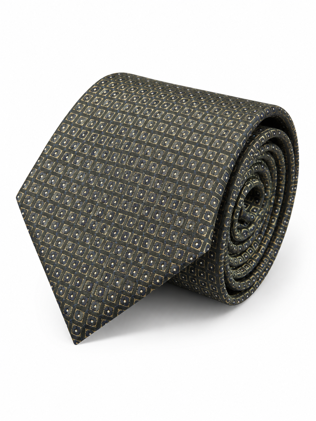 Classic tie Green Melange