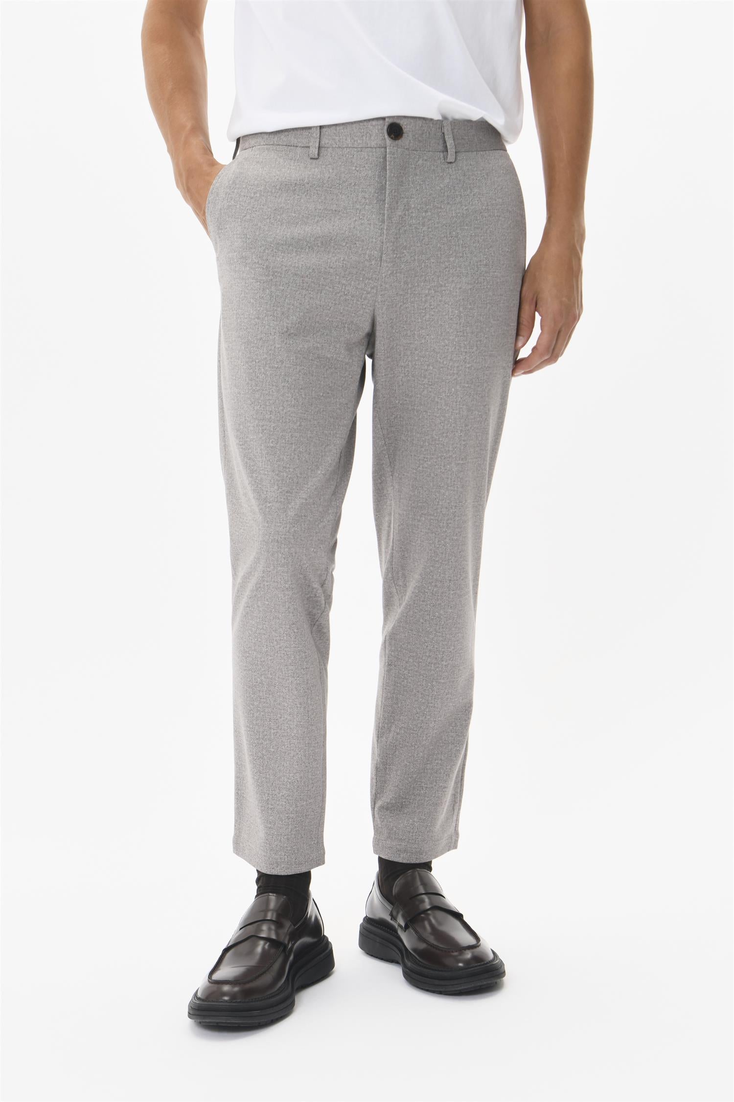 MAliam Jersey Pant Walnut Melange