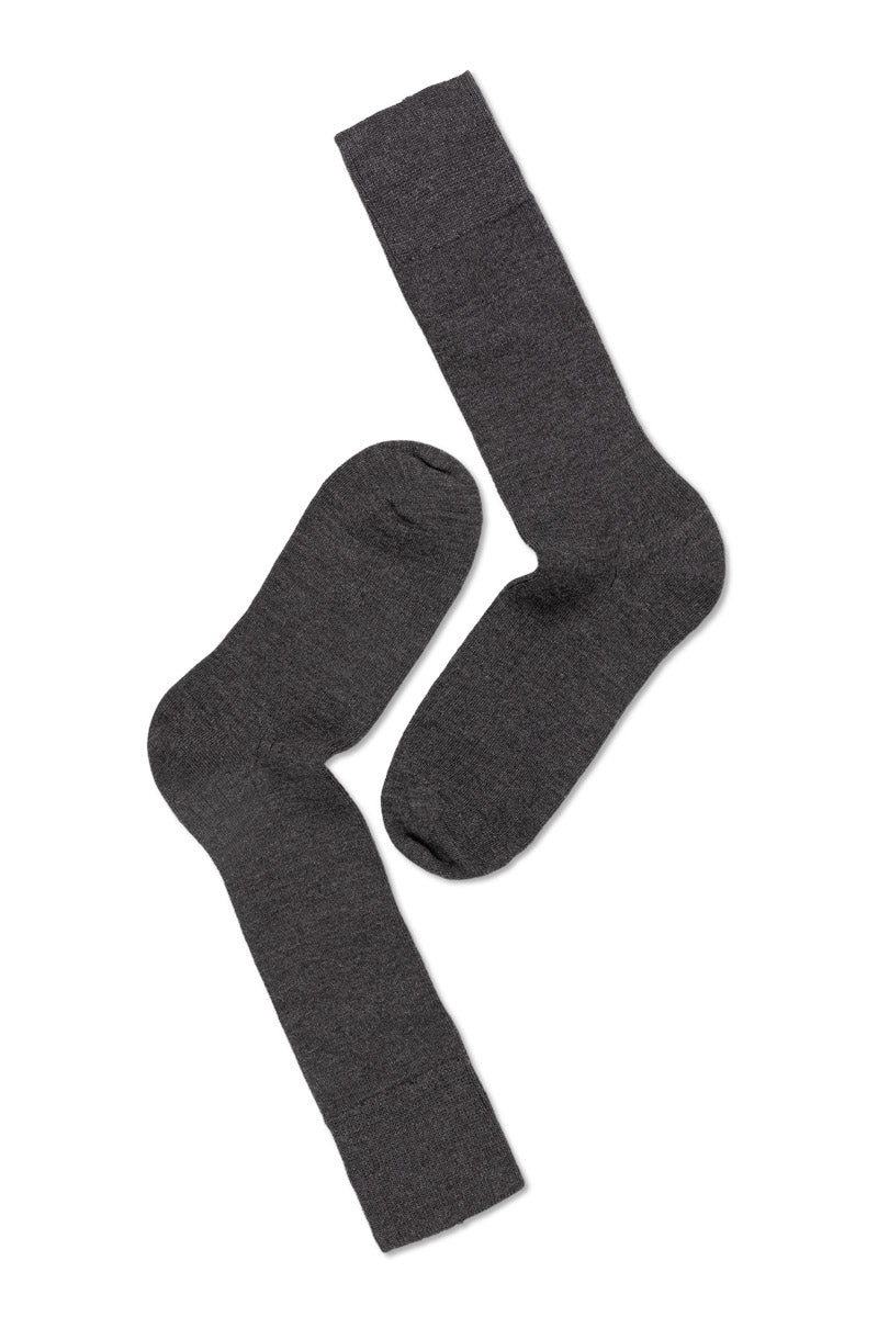 2pk Calle Premium Mercerized Wool Rib Antracite