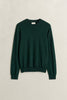 Cotton Wool C-Neck Tartan Green
