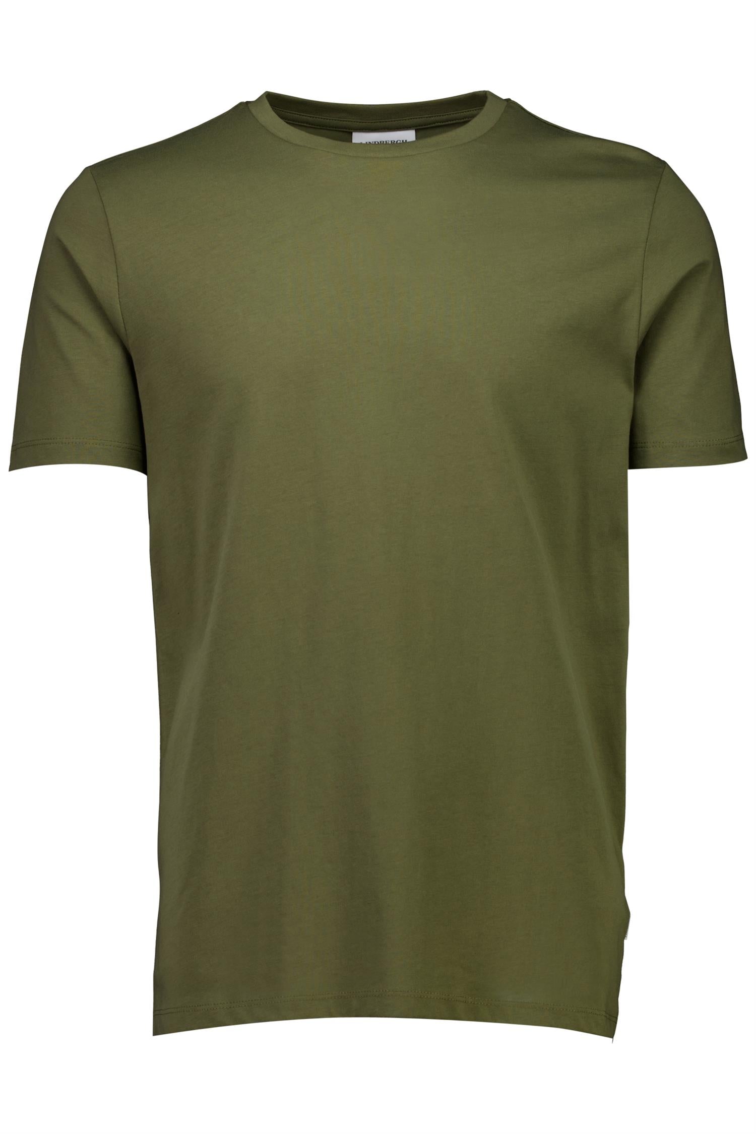 LINDBERGH Basic tee S/S - Sesong 1-xx5 Dk Olive