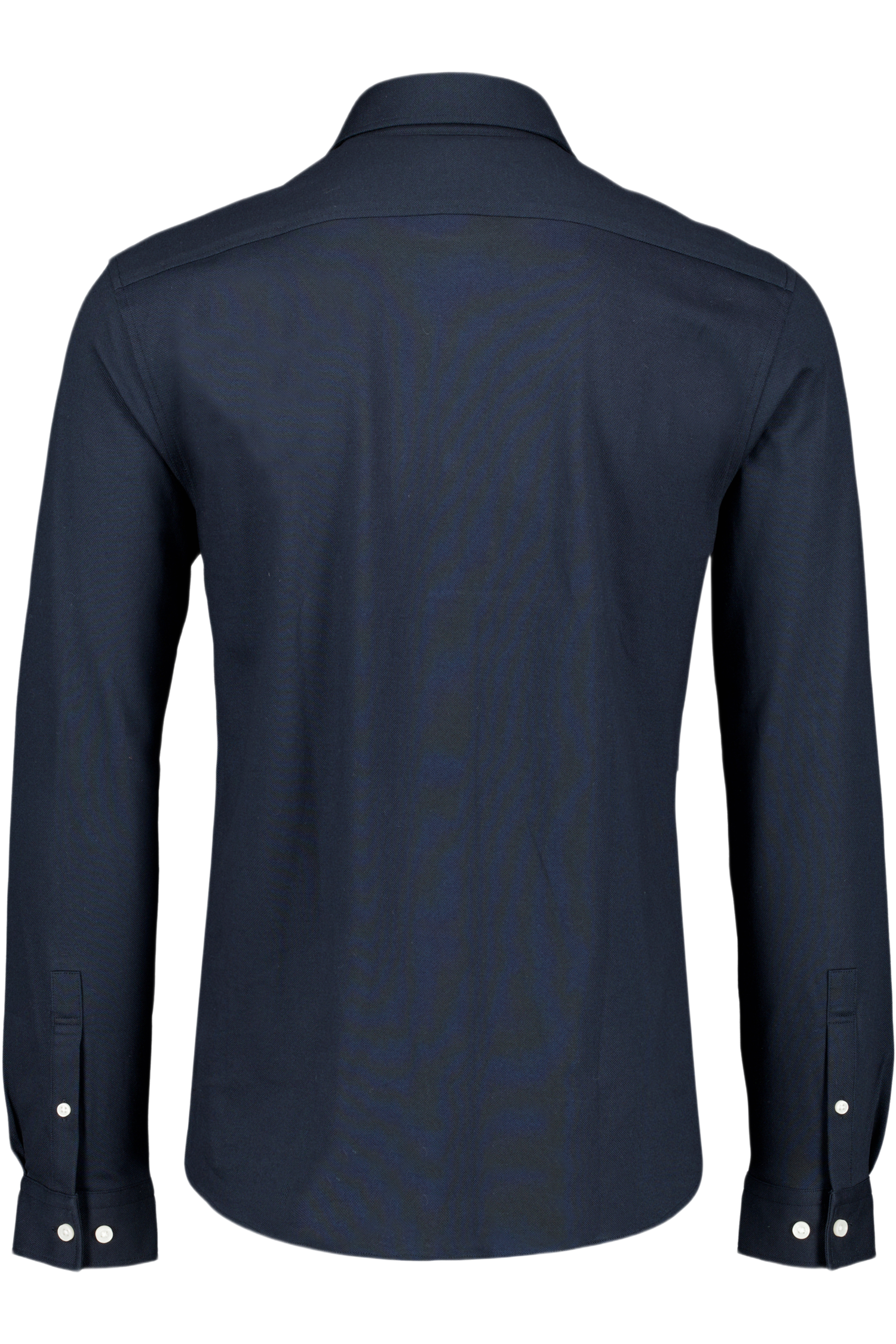 Knitted Dress Shirt L/s Deep Blue