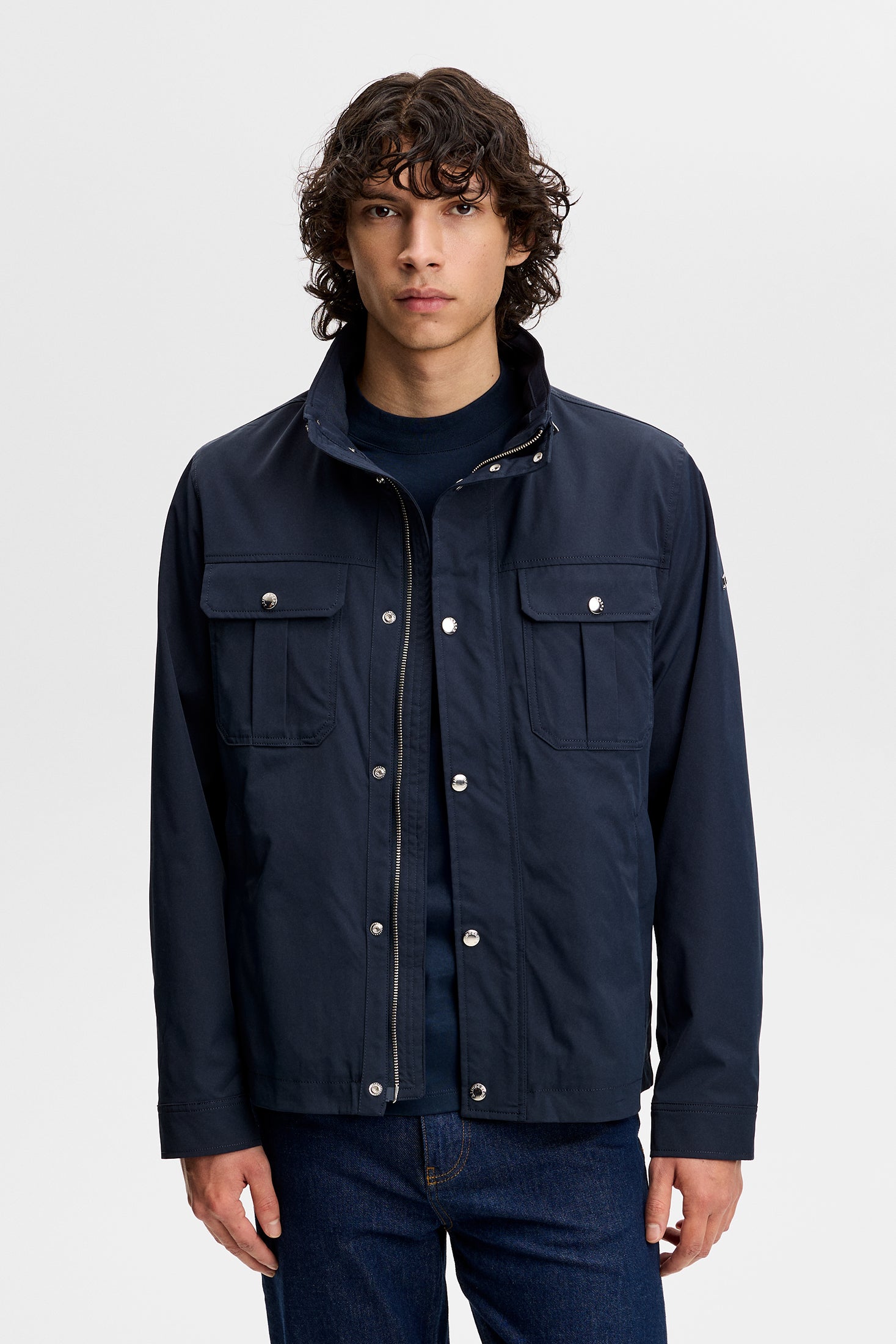 Bailey Recy Poly Jacket Jl Navy