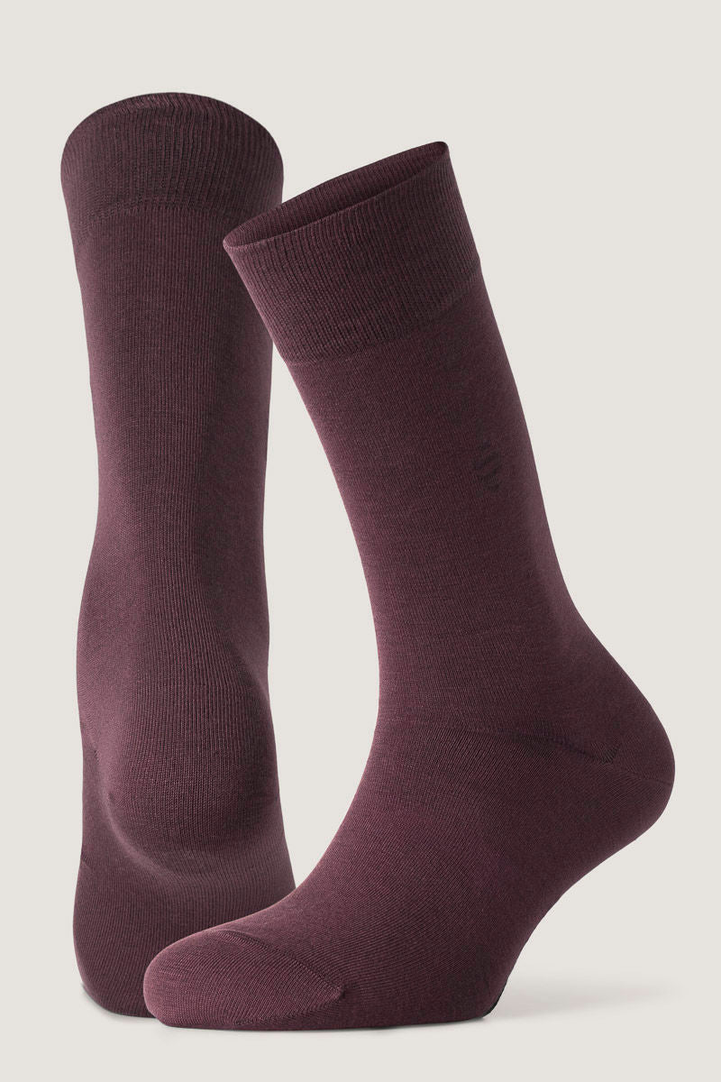 3pk Daniel Bamboo Crew Navy/Vineyard Wine/Black