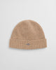 Unisex. Shield Wool Beanie Khaki Melange
