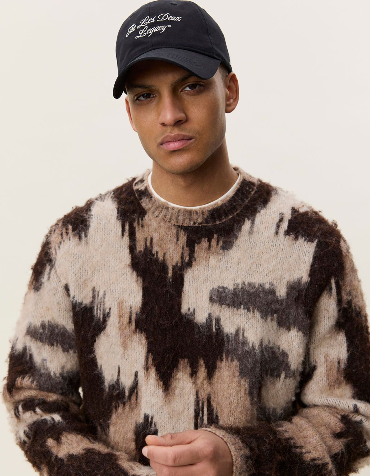 Forrest Crewneck Knit Shopping Bag Brown