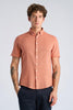 cotton/linen shirt S/S Soft Coral