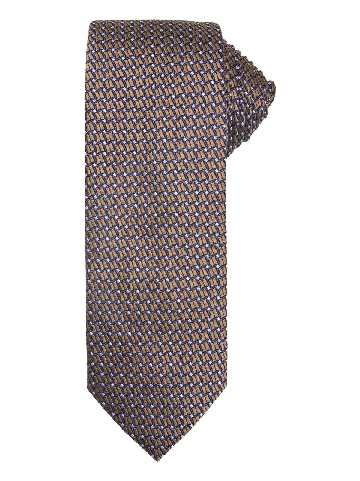 Slips med tørkle Brun