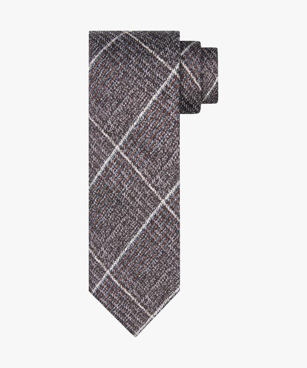 Tie Silk Woven Brown Brown