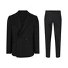 DRESS DOBBELSPENT BLACK RICCOVERO